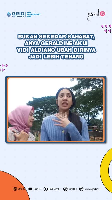 Anya Geraldine ungkap Kedekatannya dengan Vidi Aldiano