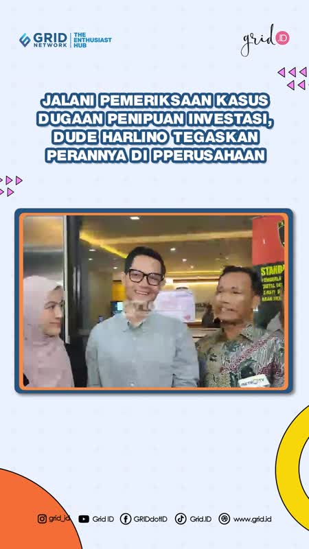 Dude Harlino dan Alyssa Soebandono Jalani Pemeriksaan Dugaan Kasus Penipuan Investasi
