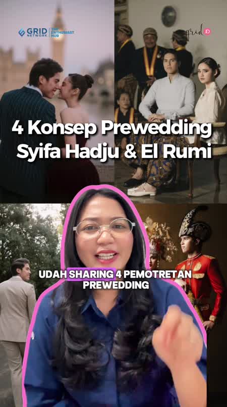 4 Prewedding El Rumi dan Syifa Hadju