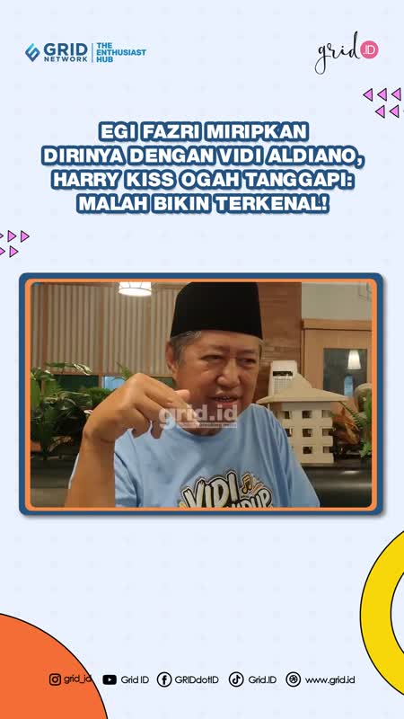 Tanggapan Ayah Vidi Aldiano soal Egi Fazri