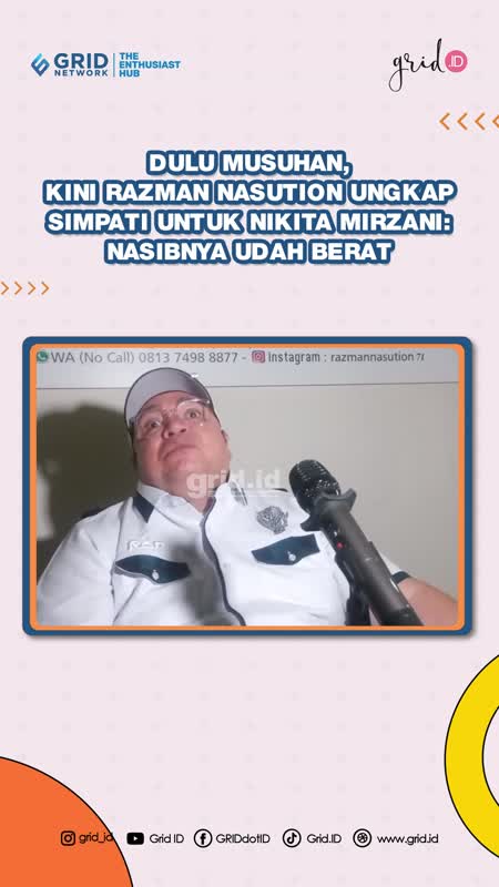 Razman Ungkap Simpati Kepada Nikita Mirzani