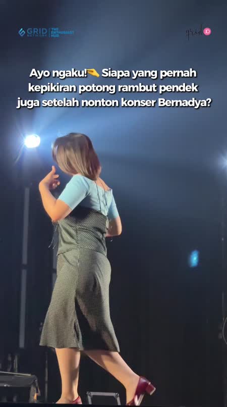 Gaya rambut Bernadya