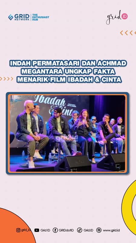 Indah Permatasari dan Achmad Megantara Ungkap Fakta Menarik Film Ibadah & Cinta