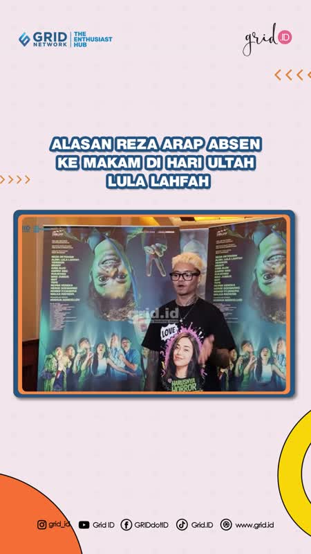 Alasan Reza Arap Absen ke Makam di Hari Ultah Lula Lahfah