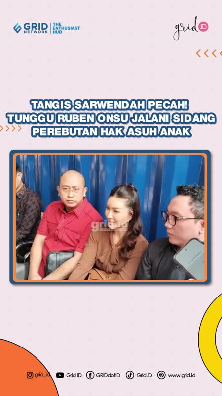 Tangis Sarwendah Pecah! Tunggu Ruben Onsu Jalani Sidang Perebutan Hak Asuh Anak