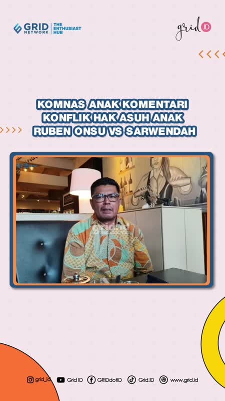 Komnas Anak Komentari Konflik Hak Asuh Anak Ruben Onsu vs Sarwendah