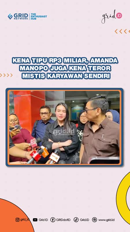 Kena Tipu Rp3 Miliar, Amanda Manopo Juga Kena Teror Mistis Karyawan Sendiri