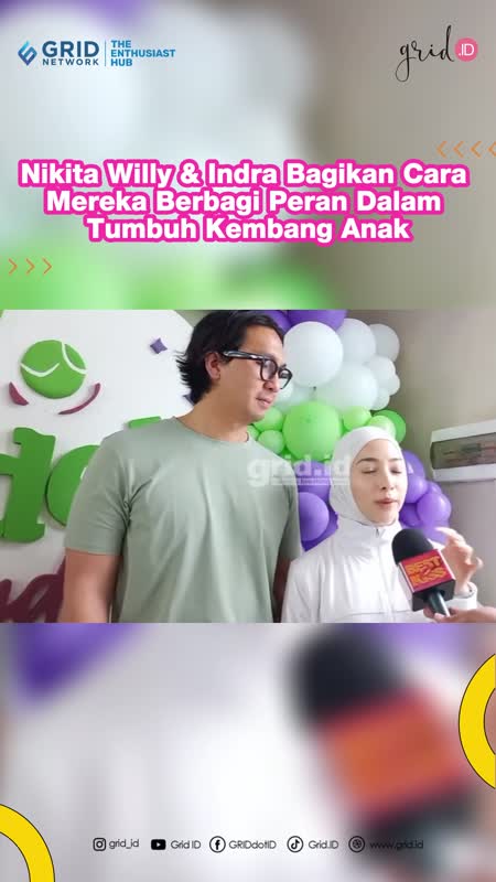 Nikita Willy & Indra Bagikan Cara Mereka Berbagi Peran Dalam Tumbuh Kembang Anak