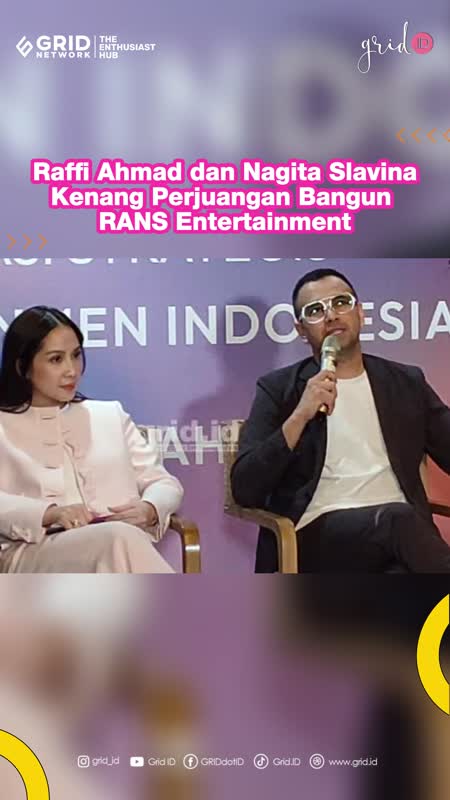 Raffi Ahmad dan Nagita Slavina Kenang Perjuangan Bangun RANS Entertainment