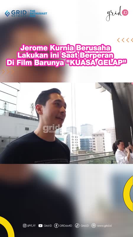 Jerome Kurnia Berusaha Lakukan Ini Saat Berperan Di Film Barunya "KUASA GELAP"