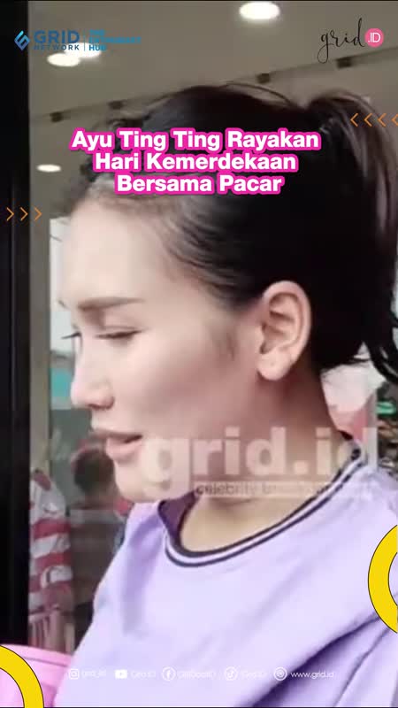 Ayu Ting Ting Rayakan Hari Kemerdekaan Bersama Pacar