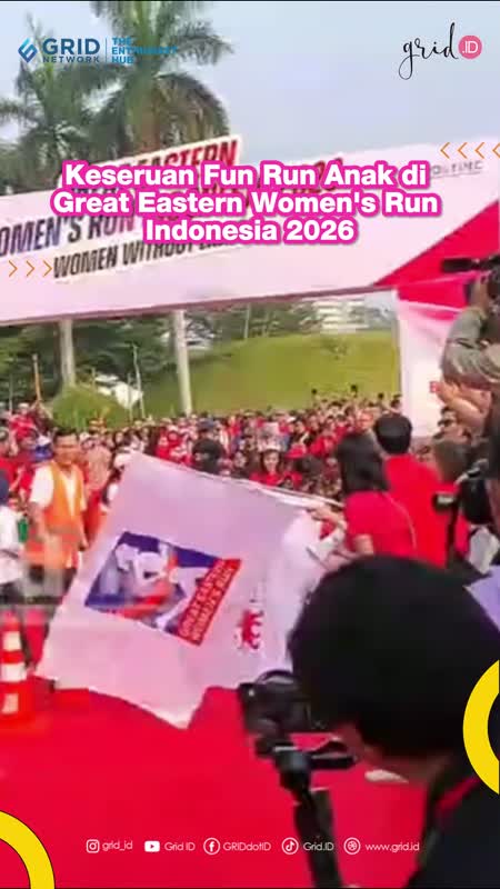 Keseruan Fun Run Anak Di Great Eastern Women's Run Indonesia 2026
