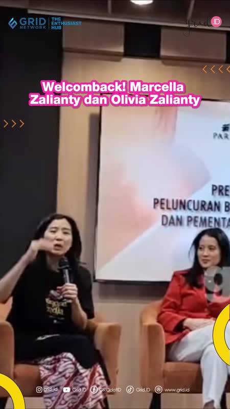Welcomback! Marcella Zalianty Dan Olivia Zalianty