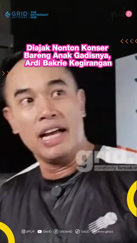 Diajak Nonton Konser Bareng Anak Gadisnya, Ardi Bakrie Kegirangan