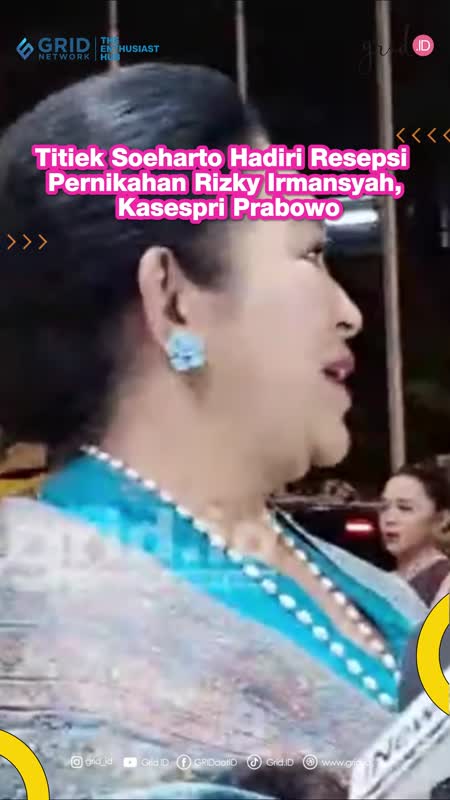 Titiek Soeharto Hadiri Resepsi Pernikahan Rizky Irmansyah,  Kasespri Prabowo