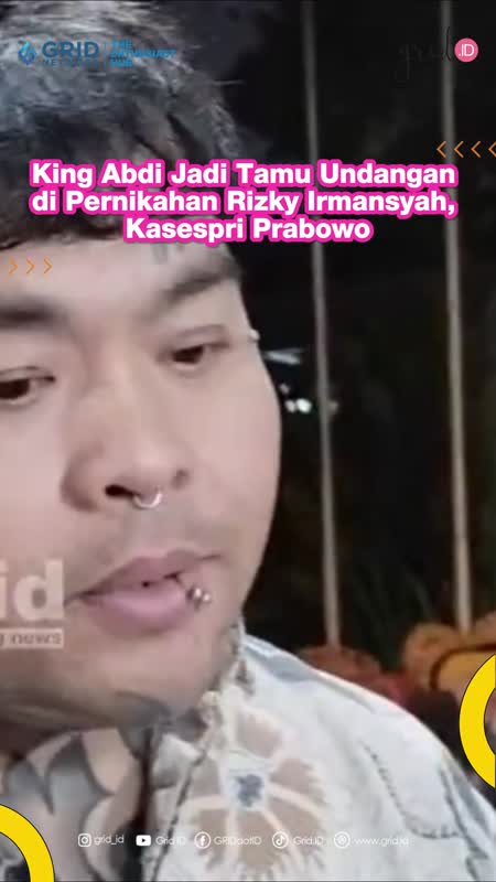 King Abdi Jadi Tamu Undangan di Pernikahan Rizky Irmansyah,  Kasespri Prabowo