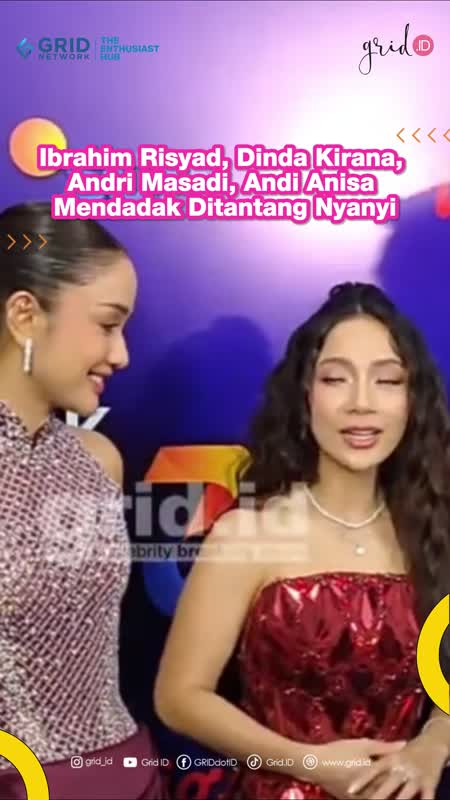 Ibrahim Risyad, Dinda Kirana, Andri Masadi, Andi Anisa Mendadak Ditantang Nyanyi