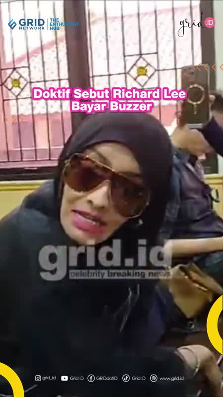 Doktif Sebut Richard Lee Bayar Buzzer