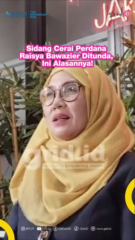 Sidang Cerai Perdana Raisya Bawazier Ditunda, Ini Alasannya!