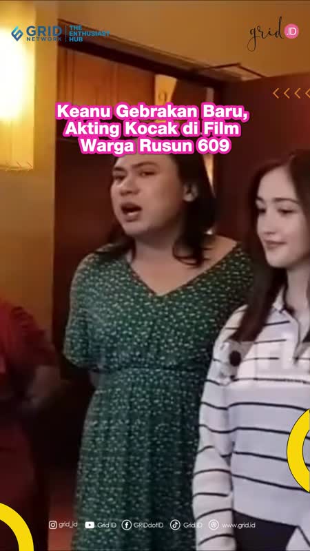 Keanu Gebrakan Baru, Akting Kocak di Film Warga Rusun 609
