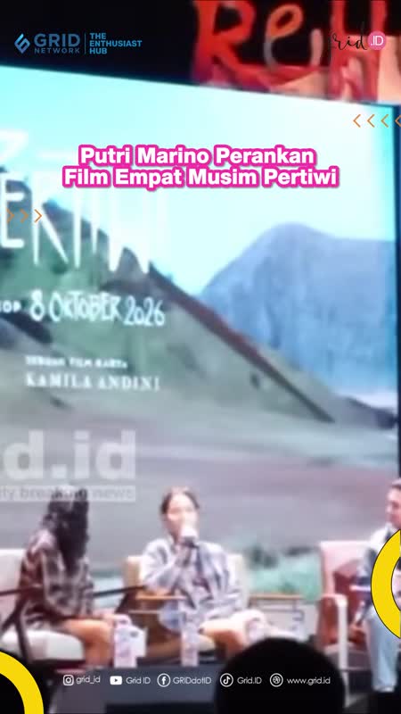 Putri Marino Perankan Film Empat Musim Pertiwi