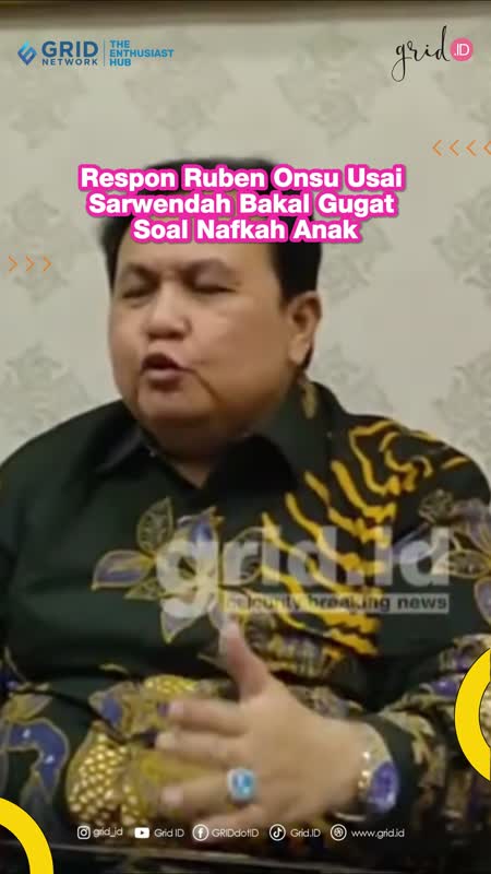 Respon Ruben Onsu Usai Sarwendah Bakal Gugat Soal Nafkah Anak