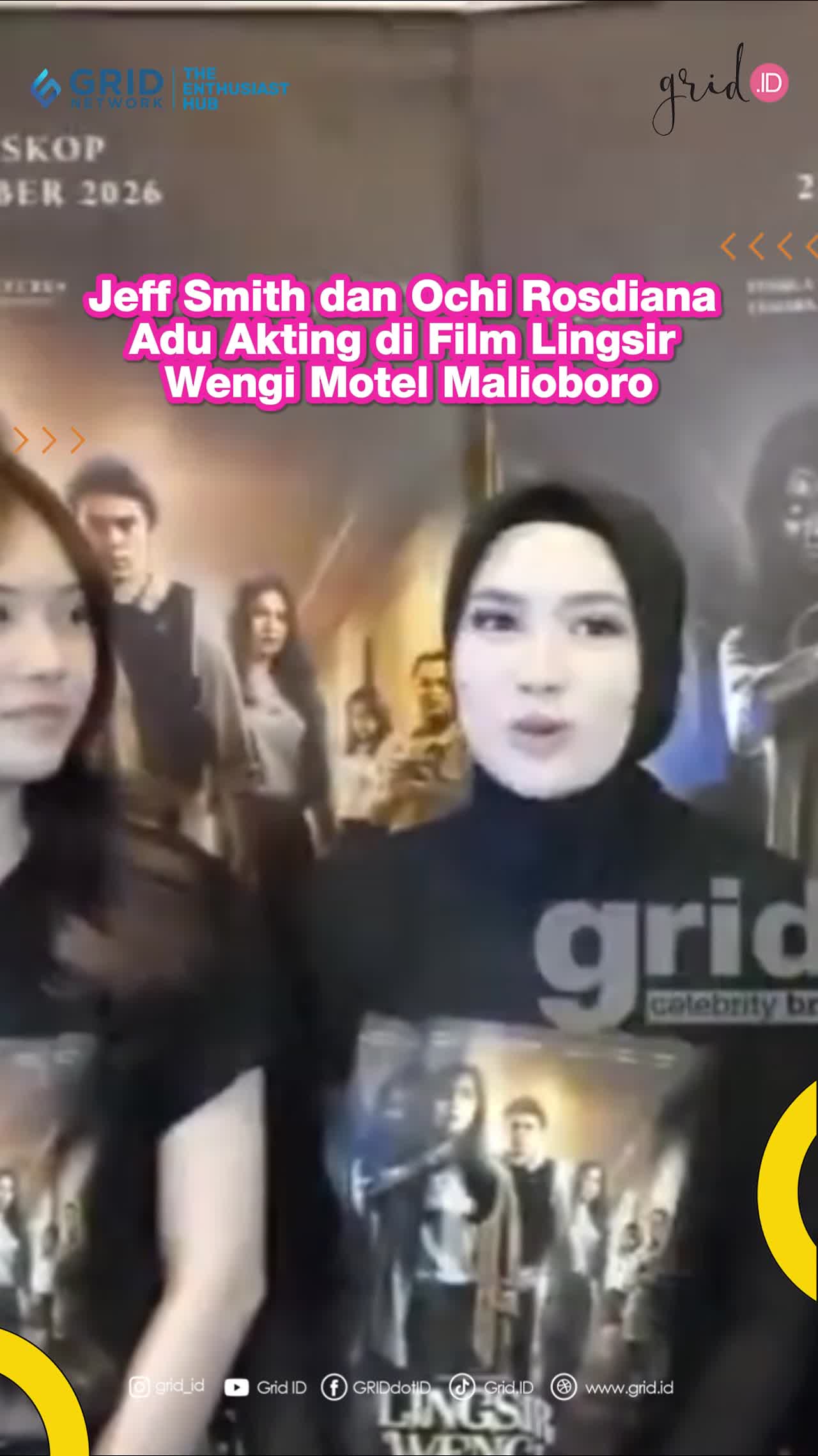 Jeff Smith dan Ochi Rosdiana Adu Akting di Film Lingsir Wengi Motel Malioboro
