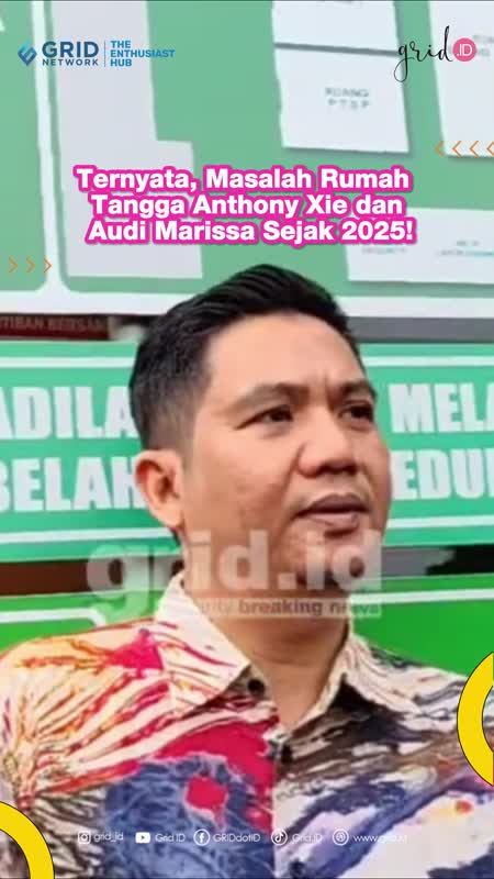 Ternyata, Masalah Rumah Tangga Anthony Xie dan Audi Marissa Sejak 2025!