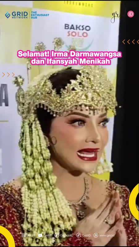 Selamat! Irma Darmawangsa Dan Ifansyah Menikah