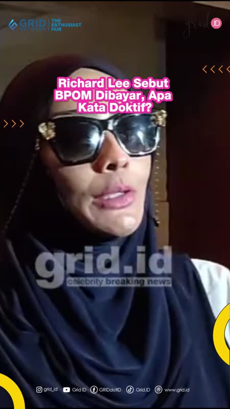 Richard Lee Sebut BPOM Dibayar, Apa Kata Doktif?