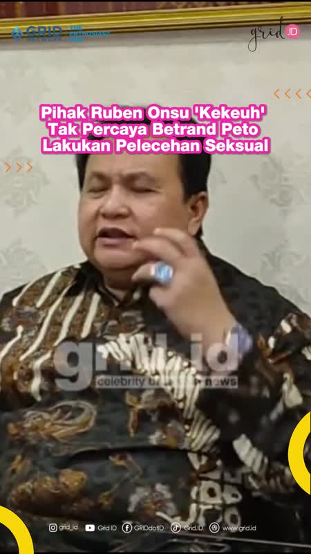 Pihak Ruben Onsu 'Kekeuh' Tak Percaya Betrand Peto Lakukan Pelecehan Seksual