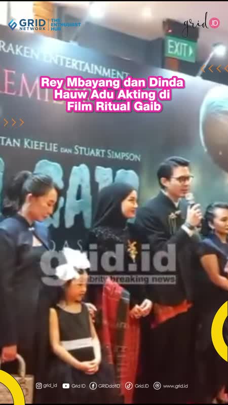Rey Mbayang dan Dinda Hauw Adu Akting di Film Ritual Gaib