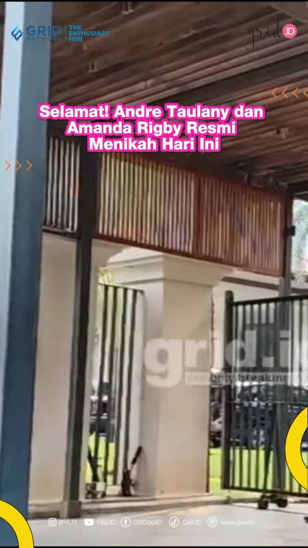 Selamat! Andre Taulany Dan Amanda Rigby Resmi Menikah Hari Ini