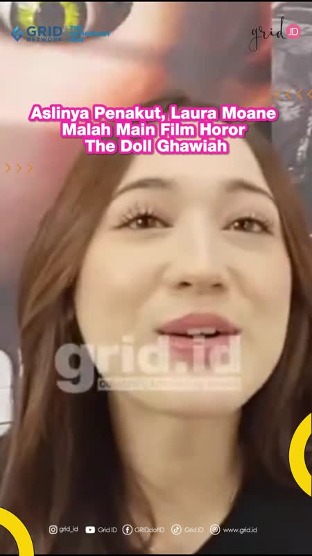 Aslinya Penakut, Laura Moane Malah Main Film Horor The Doll Ghawiah