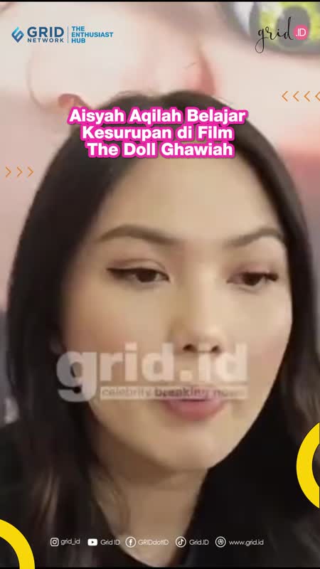 Aisyah Aqilah Belajar Kesurupan di Film The Doll Ghawiah
