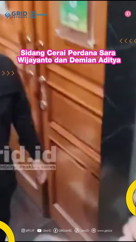 Sidang Cerai Perdana Sara Wijayanto dan Demian Aditya