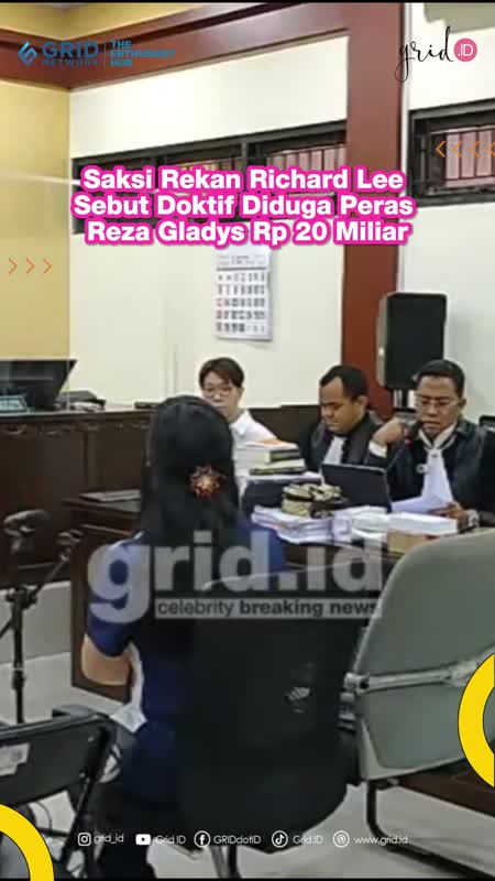 Saksi Rekan Richard Lee Sebut Doktif Diduga Peras Reza Gladys Rp 20 Miliar
