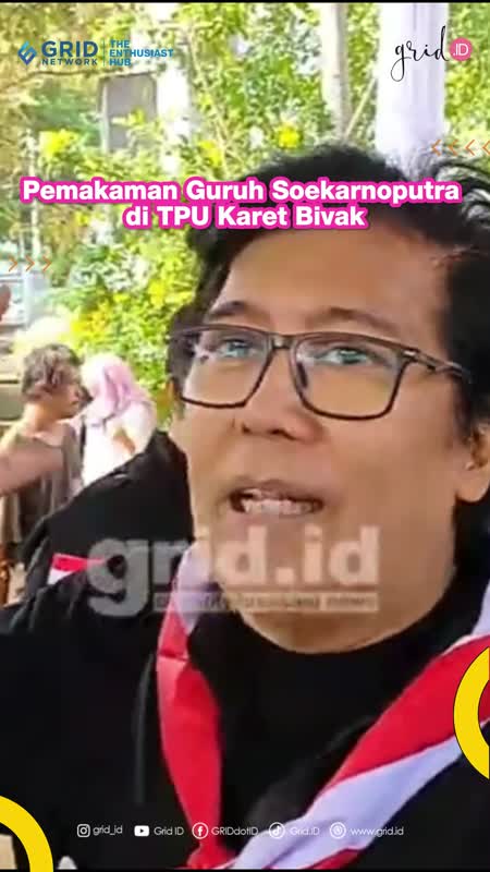 Pemakaman Guruh Soekarnoputra di TPU Karet Bivak