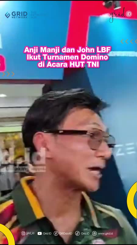 Anji Manji dan John LBF Ikut Turnamen Domino di Acara HUT TNI