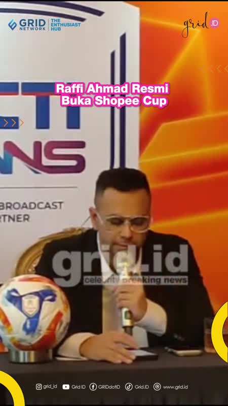Raffi Ahmad Resmi Buka Shopee Cup