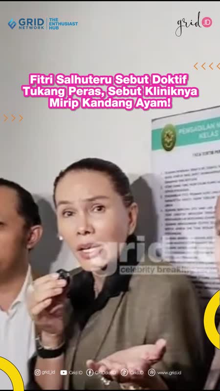 Fitri Salhuteru Sebut Doktif Tukang Peras, Sebut Kliniknya Mirip Kandang Ayam!