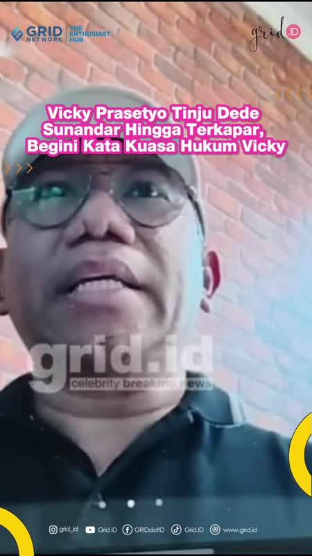 Vicky Prasetyo Tinju Dede Sunandar Hingga Terkapar, Begini Kata Kuasa Hukum Vicky