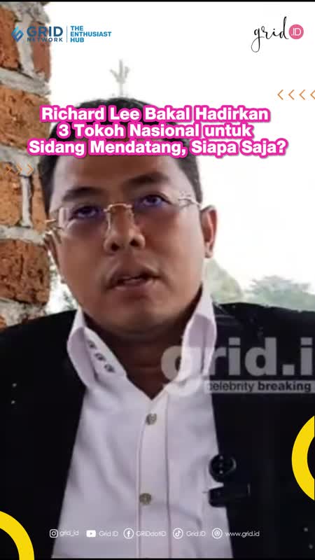 Richard Lee Bakal Hadirkan 3 Tokoh Nasional untuk Sidang Mendatang, Siapa Saja?