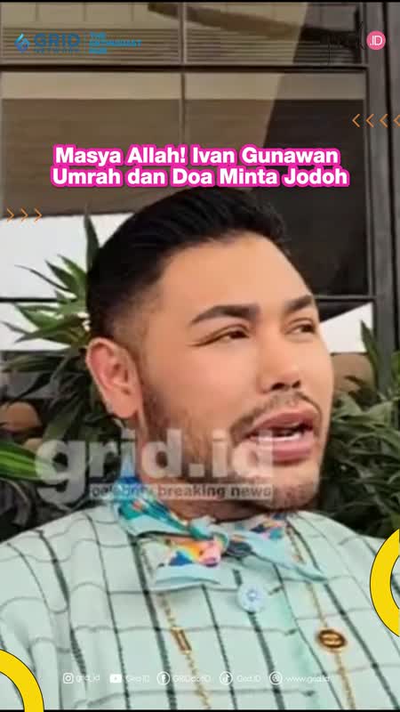 Masya Allah! Ivan Gunawan Umrah dan Doa Minta Jodoh