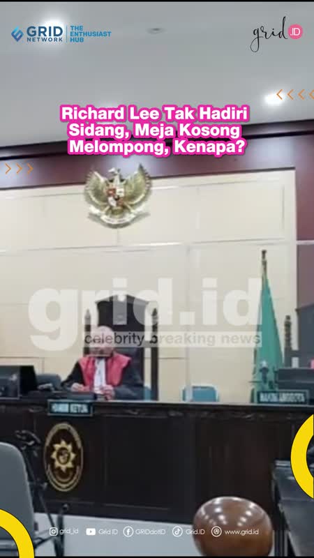 Richard Lee Tak Hadiri Sidang, Meja Kosong Melompong, Kenapa?