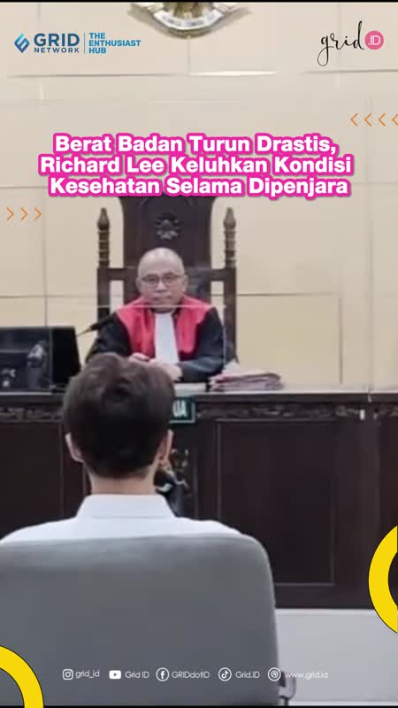 Berat Badan Turun Drastis, Richard Lee Keluhkan Kondisi Kesehatan Selama Dipenjara