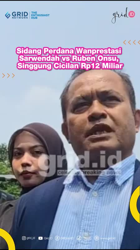 Sidang Perdana Wanprestasi Sarwendah Vs Ruben Onsu, Singgung Cicilan Rp12 Miliar