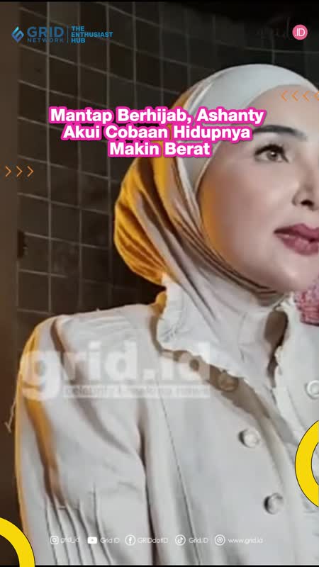 Mantap Berhijab, Ashanty Akui Cobaan Hidupnya Makin Berat