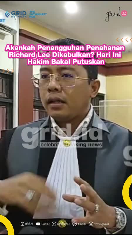 Akankah Penangguhan Penahanan Richard Lee Dikabulkan? Hari Ini Hakim Bakal Putuskan