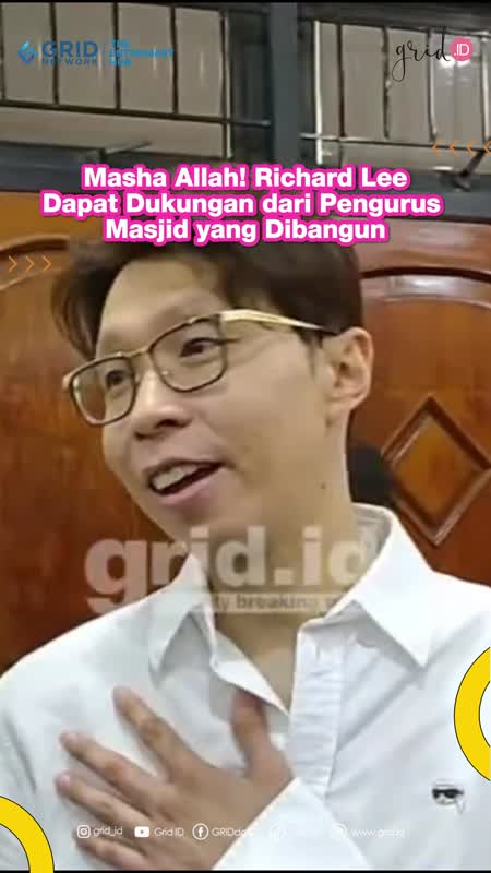 Masha Allah! Richard Lee Dapat Dukungan dari Pengurus Masjid yang Dibangun